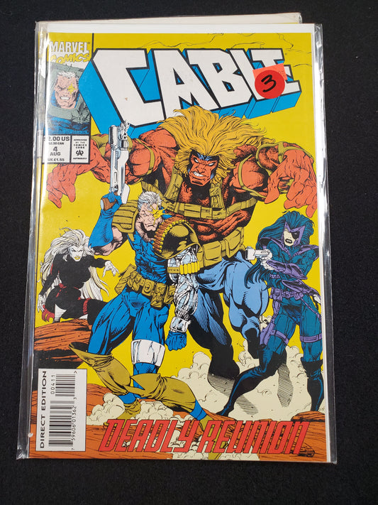 Cable – Marvel Comics – 1993–2002 – Volume 1 – #4 - Newsstand Edition