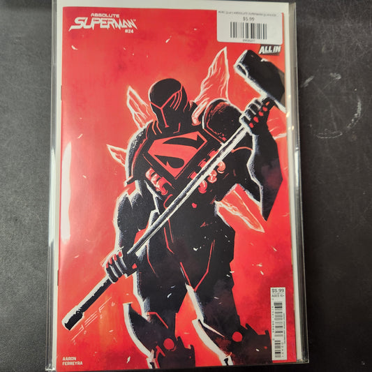 #24C (Juan) ABSOLUTE SUPERMAN (JUAN FERREYRA CARD STOCK VAR)