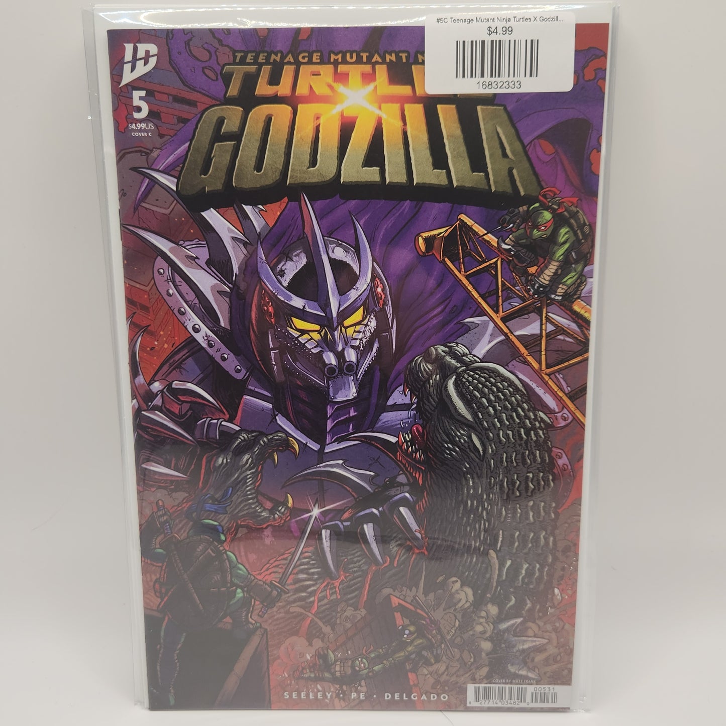 #5C Teenage Mutant Ninja Turtles X Godzilla (2025 IDW)