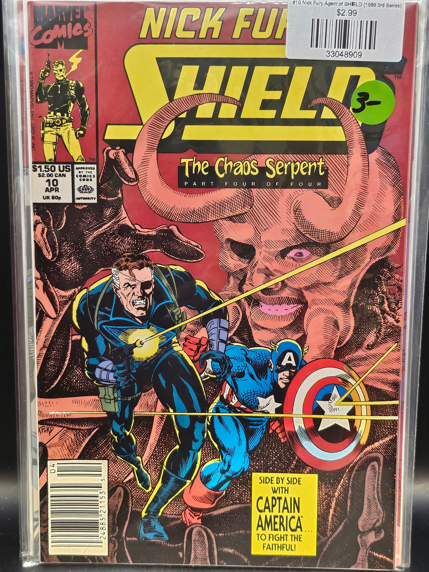 #10 Nick Fury Agent of SHIELD (1989 3rd Series)
