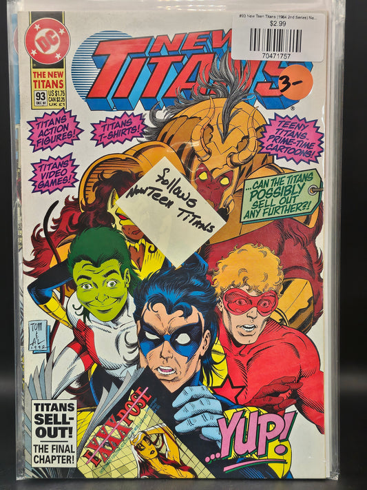 #93 New Teen Titans (1984 2nd Series) New Titans