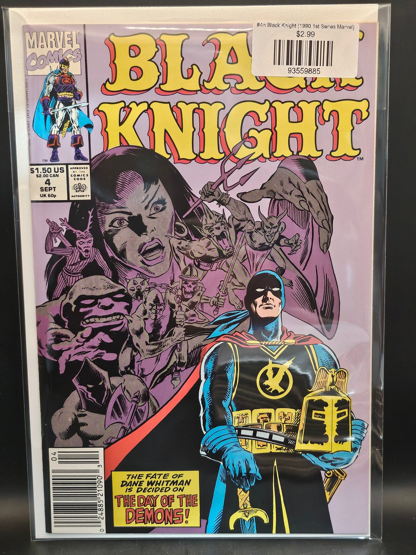 #4n Black Knight (1990 1st Series Marvel)