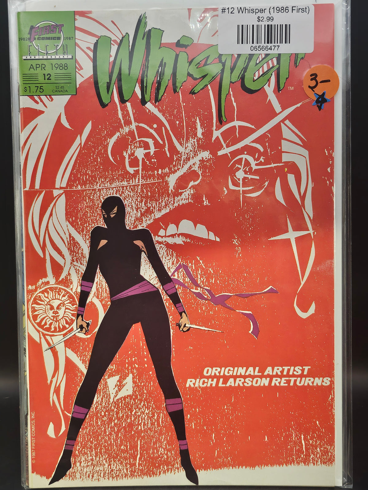 #12 Whisper (1986 First)