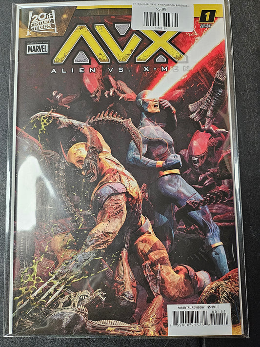 #1 (Bjorn) ALIEN VS. X-MEN (BJORN BARENDS VARIANT)