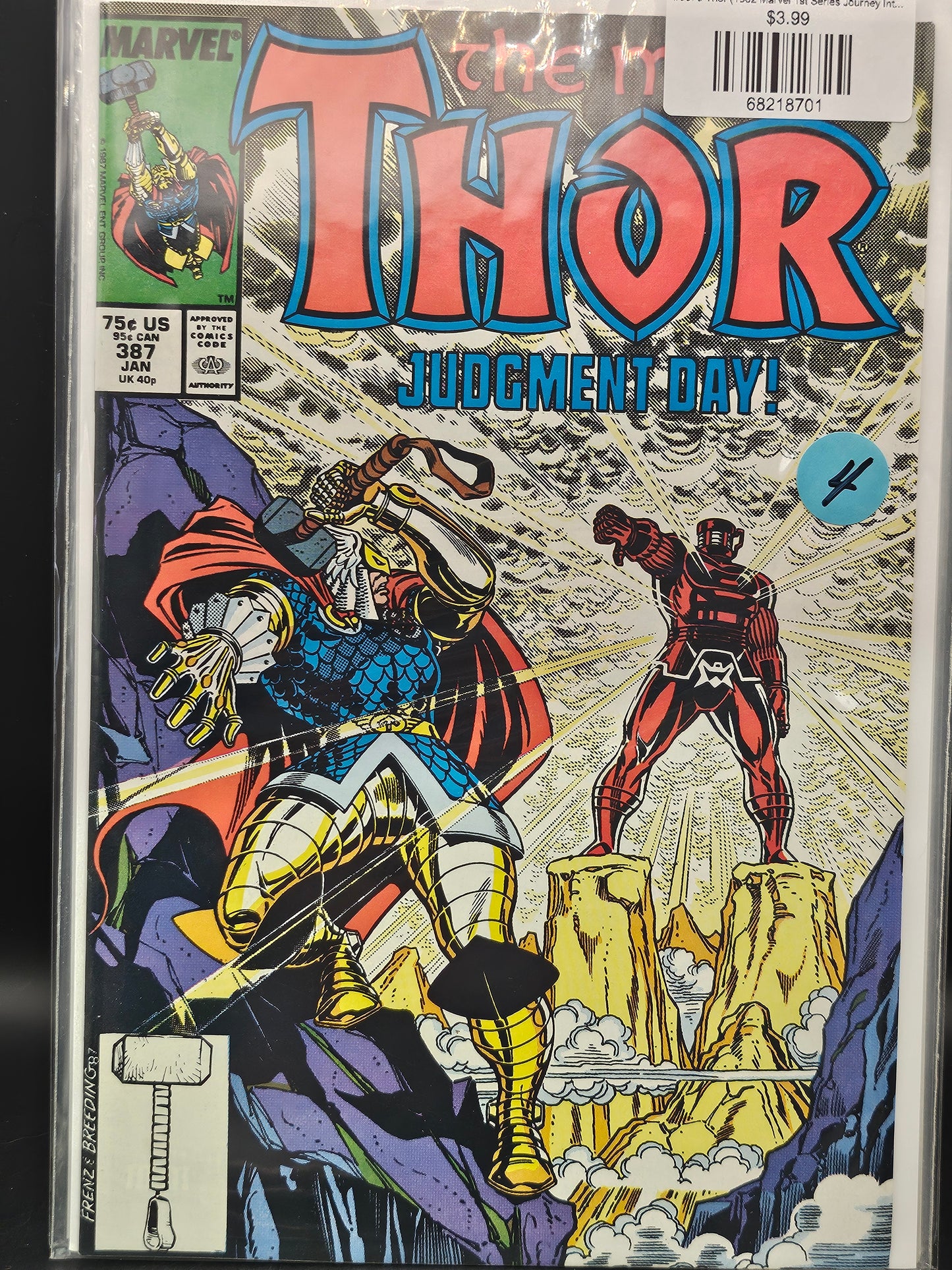 #387d Thor (1962 Marvel 1st Series Journey Into Mystery)