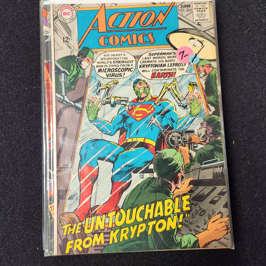 Action Comics #364 - The Untouchable from Krypton (DC 1968)