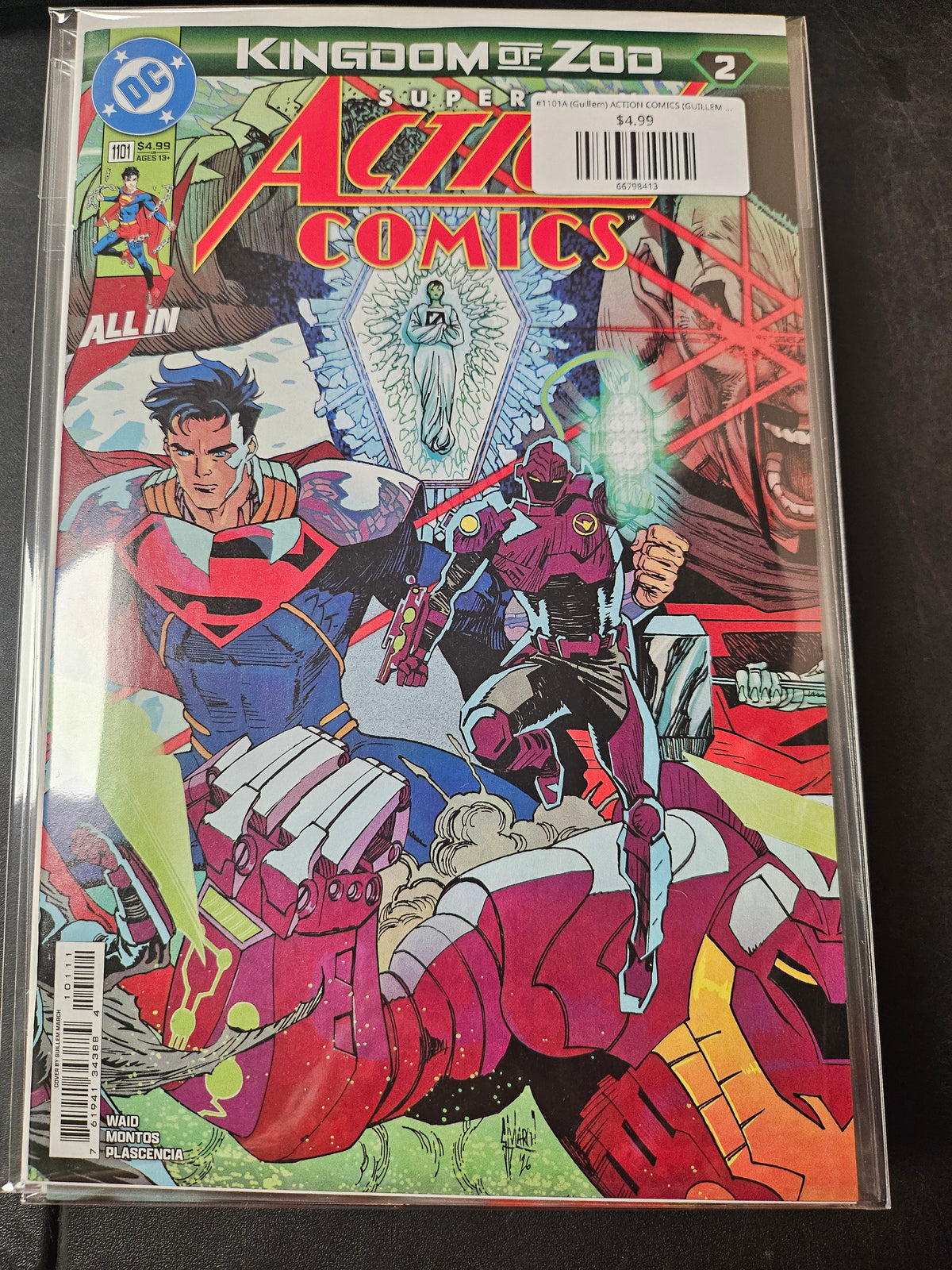 #1101A (Guillem) ACTION COMICS (GUILLEM MARCH CONNECTING KINGDOM OF ZOD)