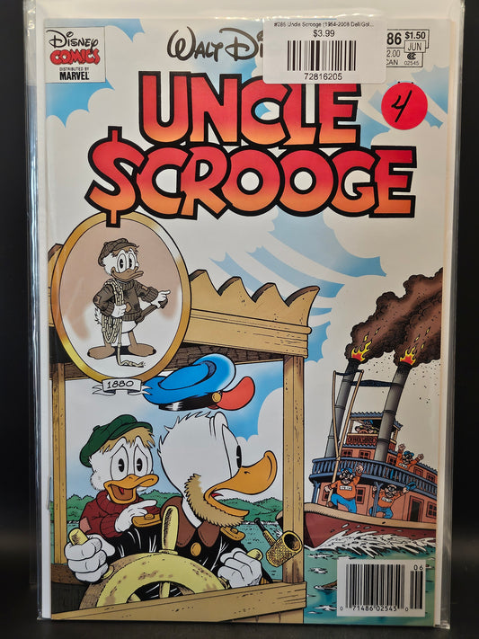 #286 Uncle Scrooge (1954-2008 Dell/Gold Key/Gladstone/Gemstone)