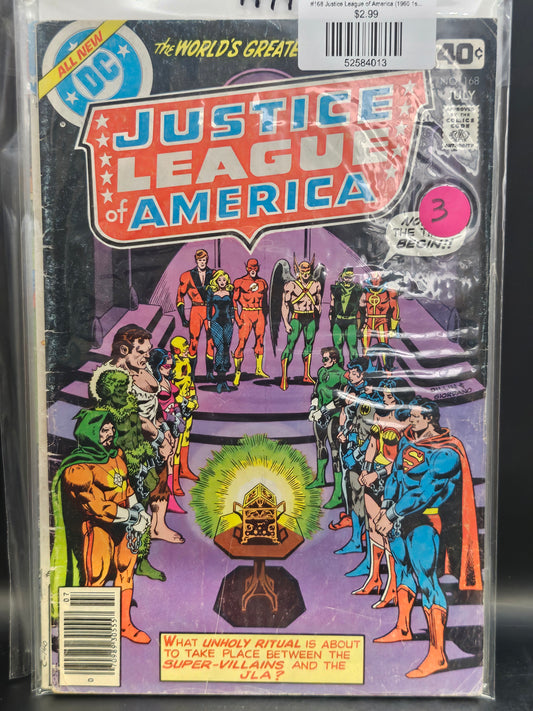 #168 Justice League of America (1960 1st Series)