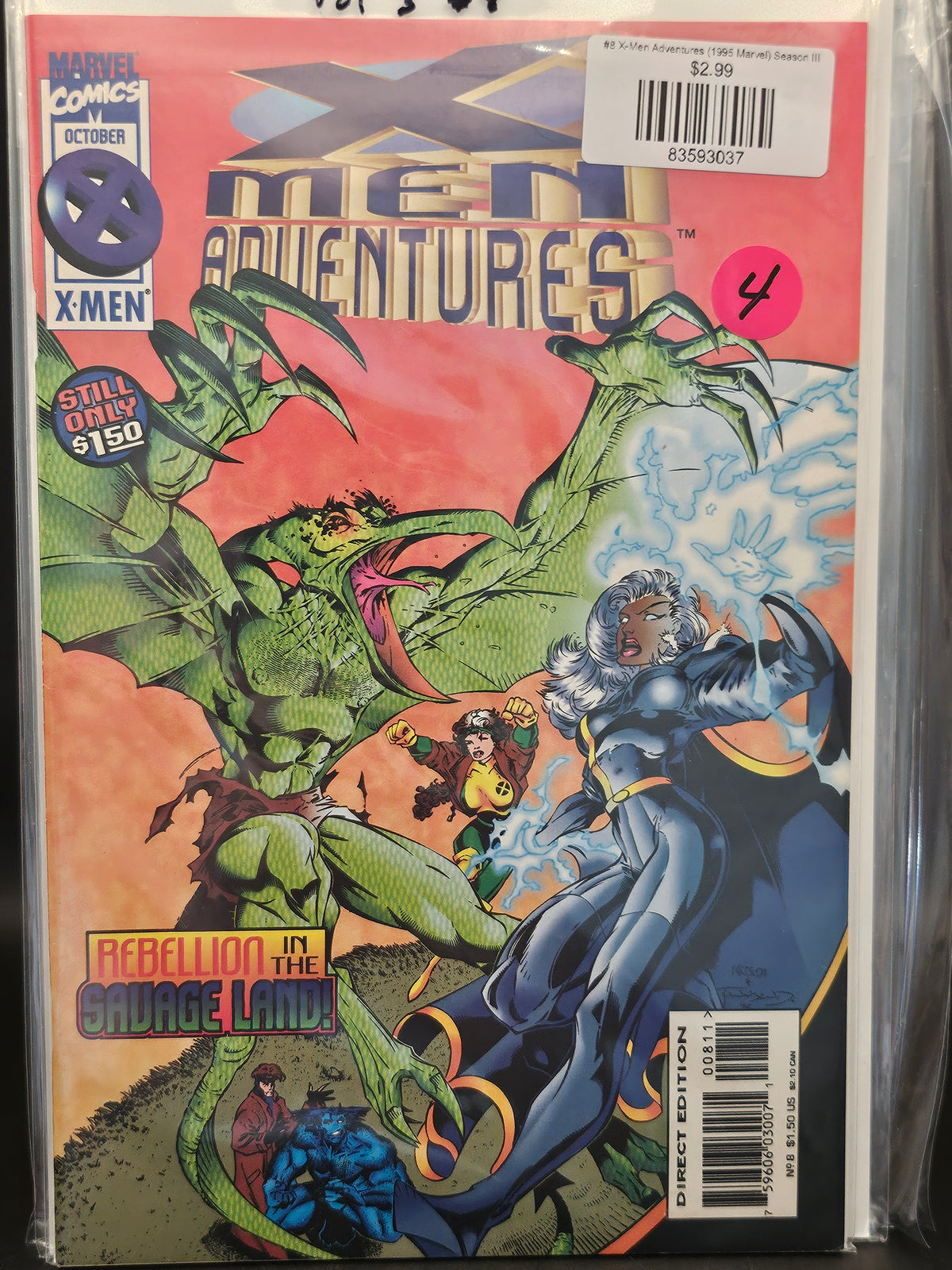 #8 X-Men Adventures (1995 Marvel) Season III