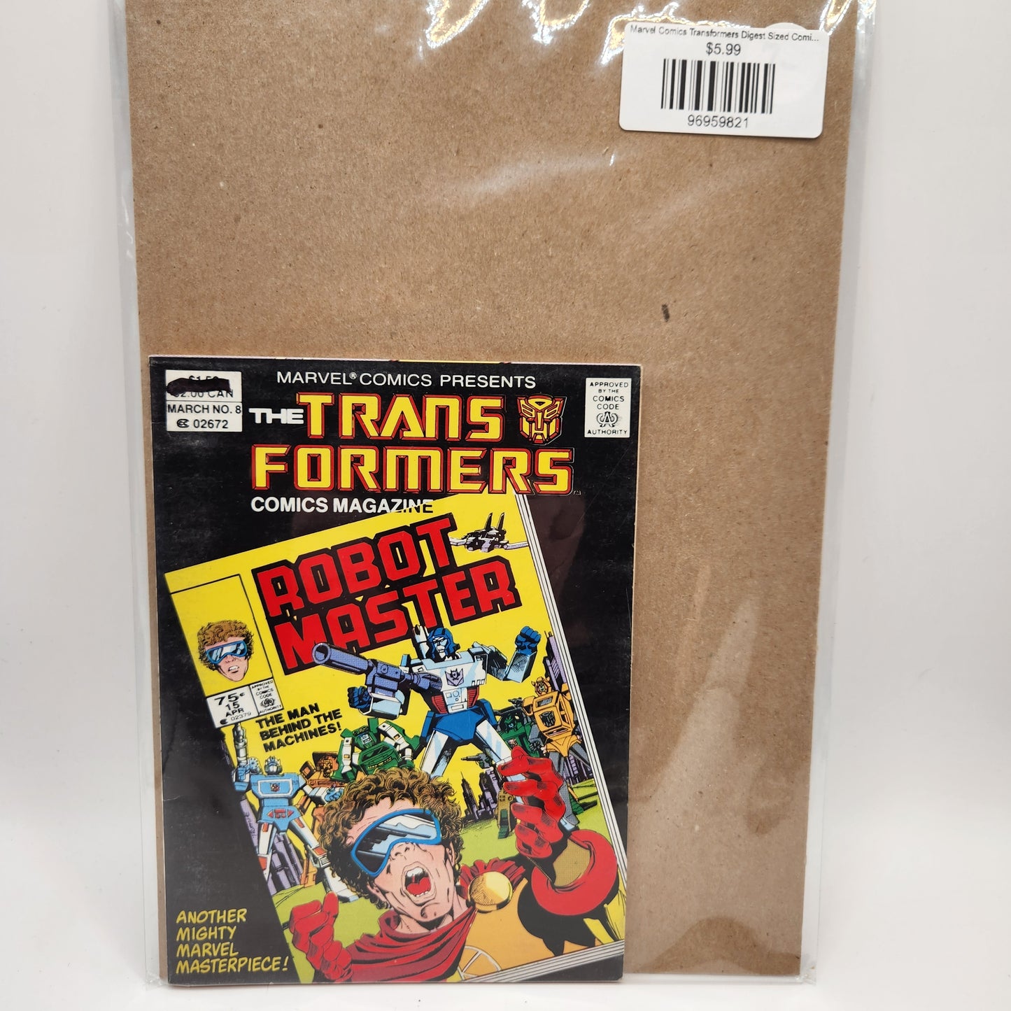 Marvel Comics Transformers Digest Sized Comic Magazine #8