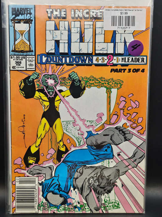 #366n Incredible Hulk (1962 Marvel 1st Series)