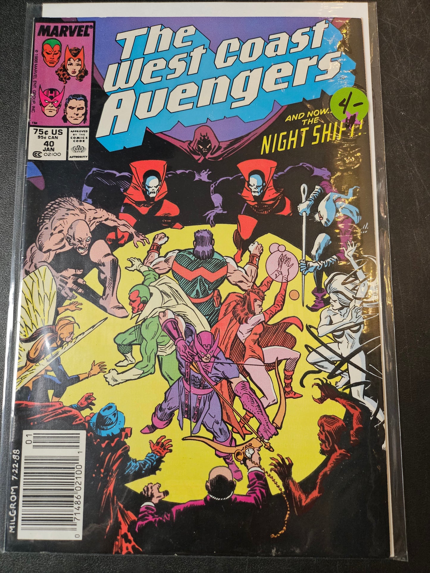 West Coast Avengers – Marvel Comics – (1985–1989) – Volume 2 – #40