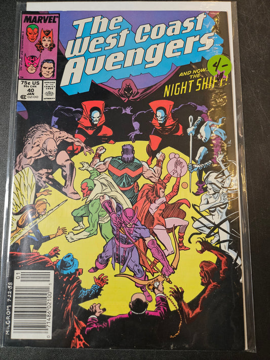 West Coast Avengers – Marvel Comics – (1985–1989) – Volume 2 – #40