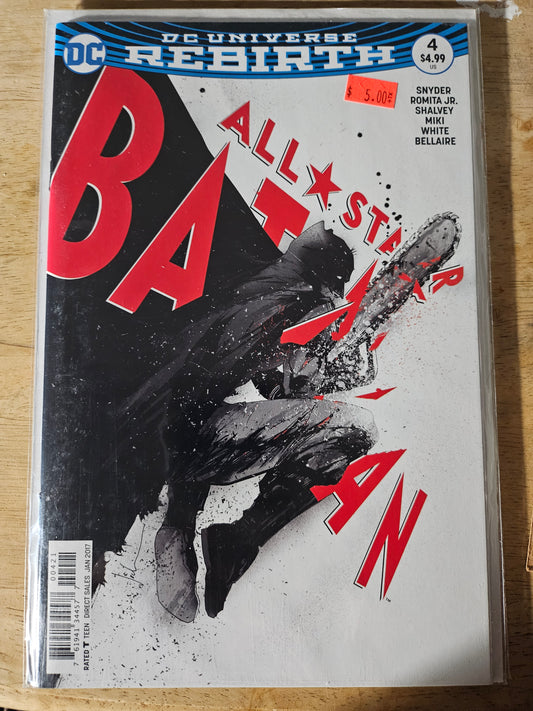 All Star Batman – DC Comics – (2016–2017) – Volume 1 – Limited Series – #4 - Cover A and B