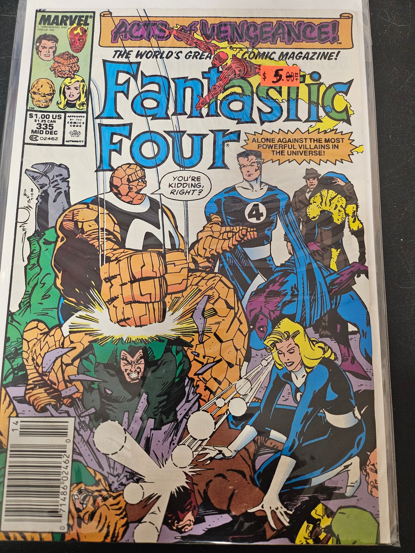 101.144 Fantastic Four – #335 – v1 (1961–1995)