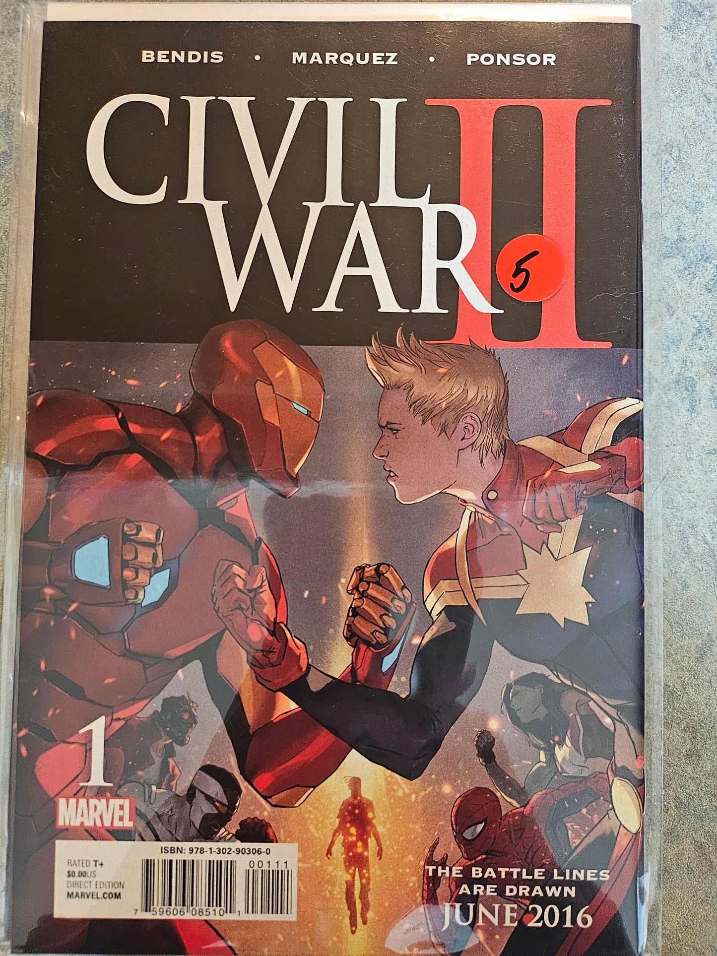 122.100 – Civil War II - #1 -2016