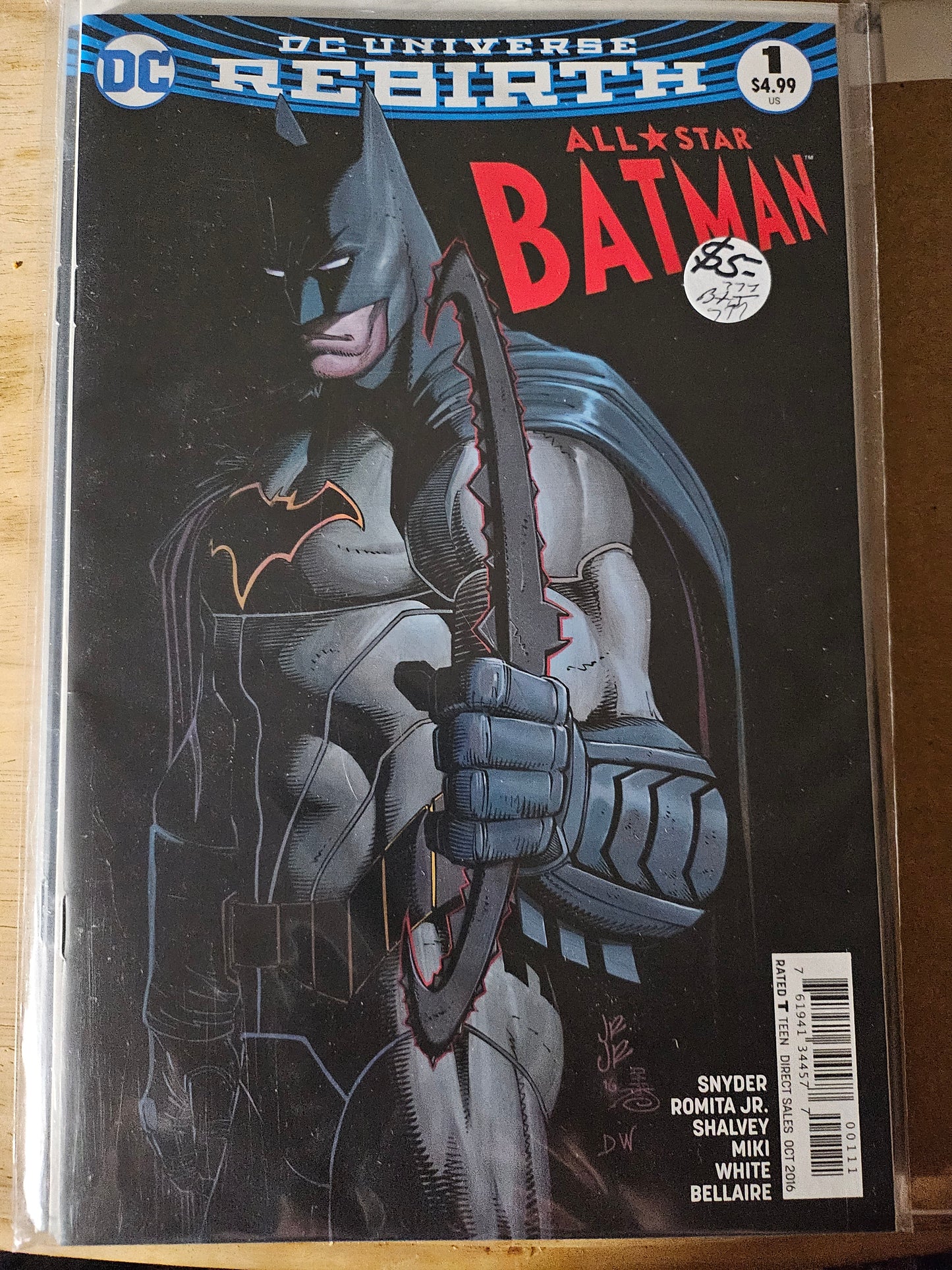 All Star Batman – DC Comics – (2016–2017) – Volume 1 – Limited Series – #1 - Cover A
