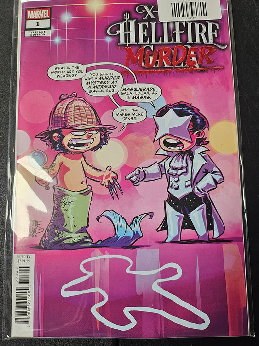 #1 (Skottie) X-MEN: THE HELLFIRE MURDER (SKOTTIE YOUNG VARIANT)