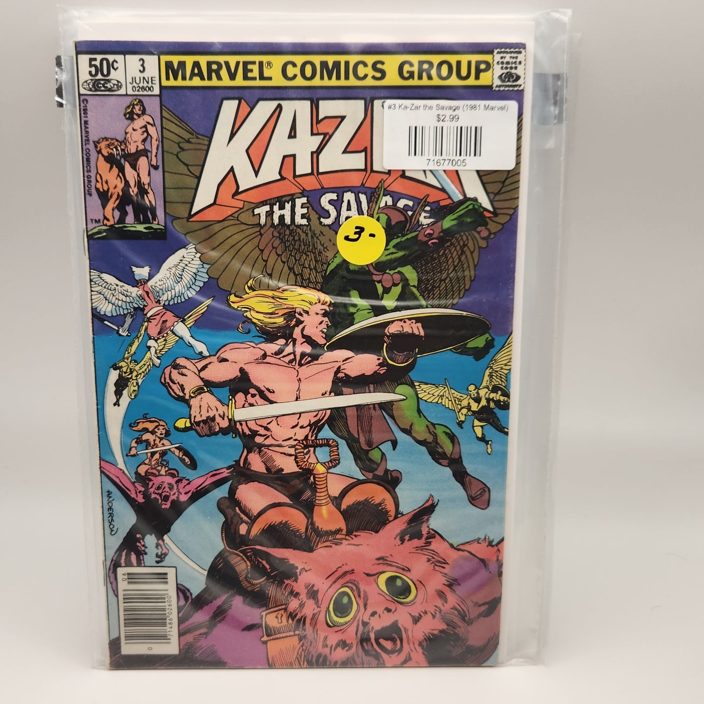 #3 Ka-Zar the Savage (1981 Marvel)