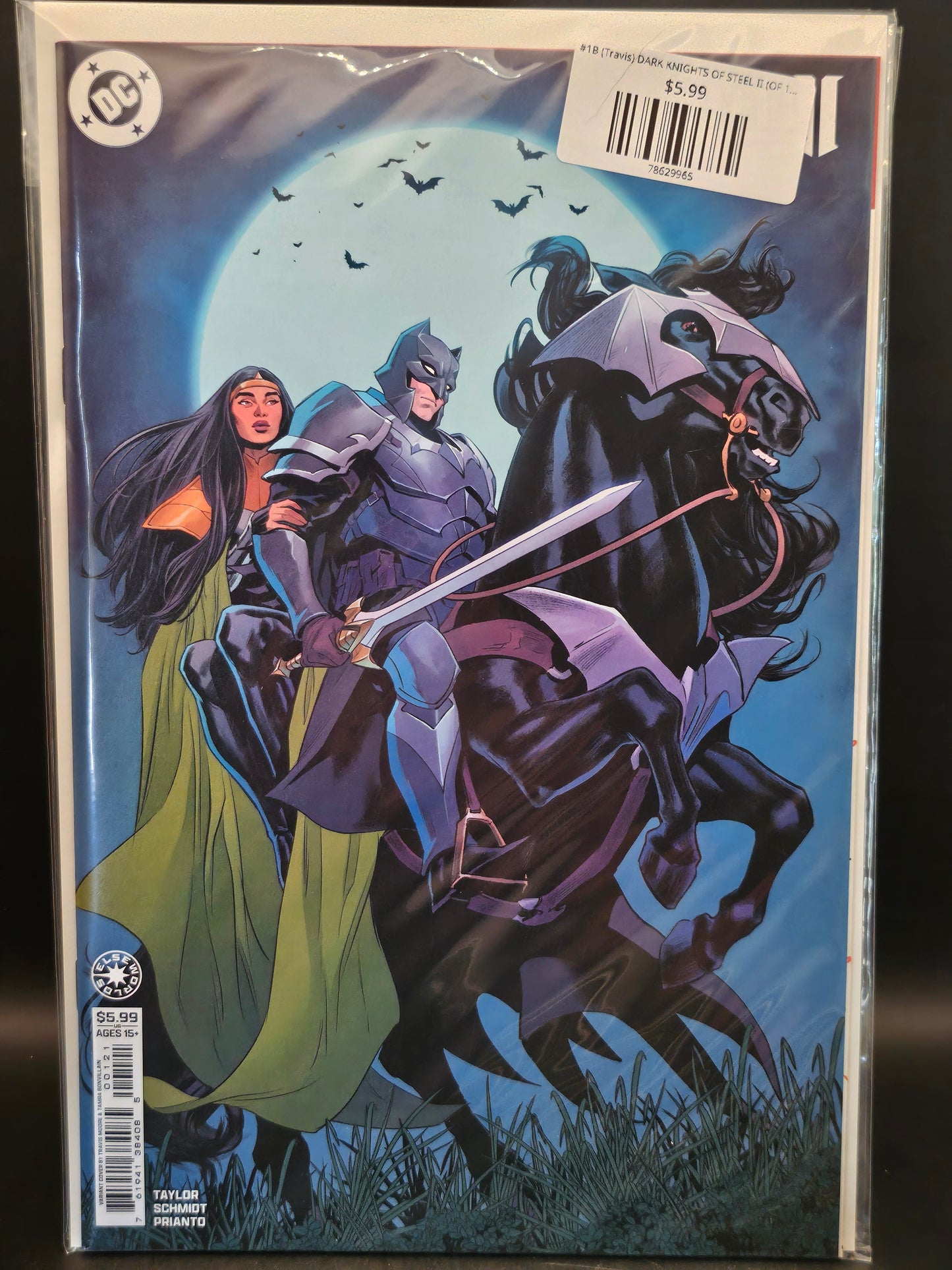 #1B (Travis) DARK KNIGHTS OF STEEL II (OF 12 TRAVIS MOORE CARD STOCK VAR)