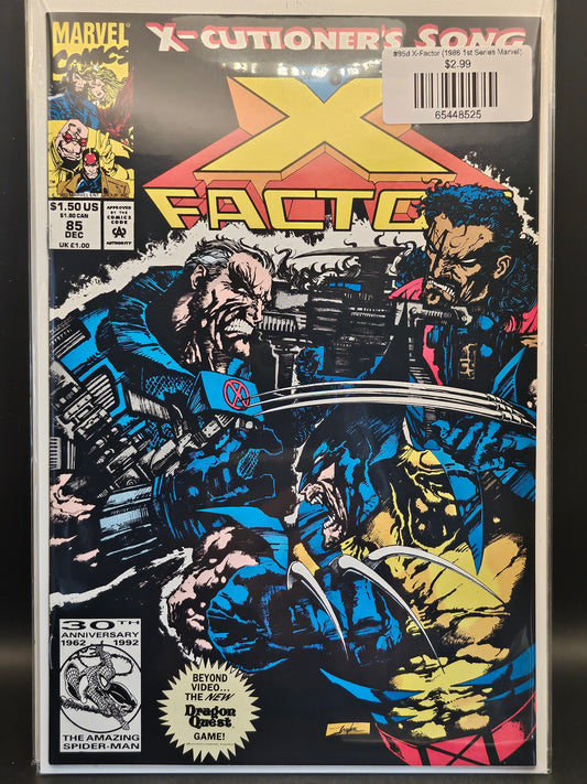 #85d X-Factor (1986 1st Series Marvel)