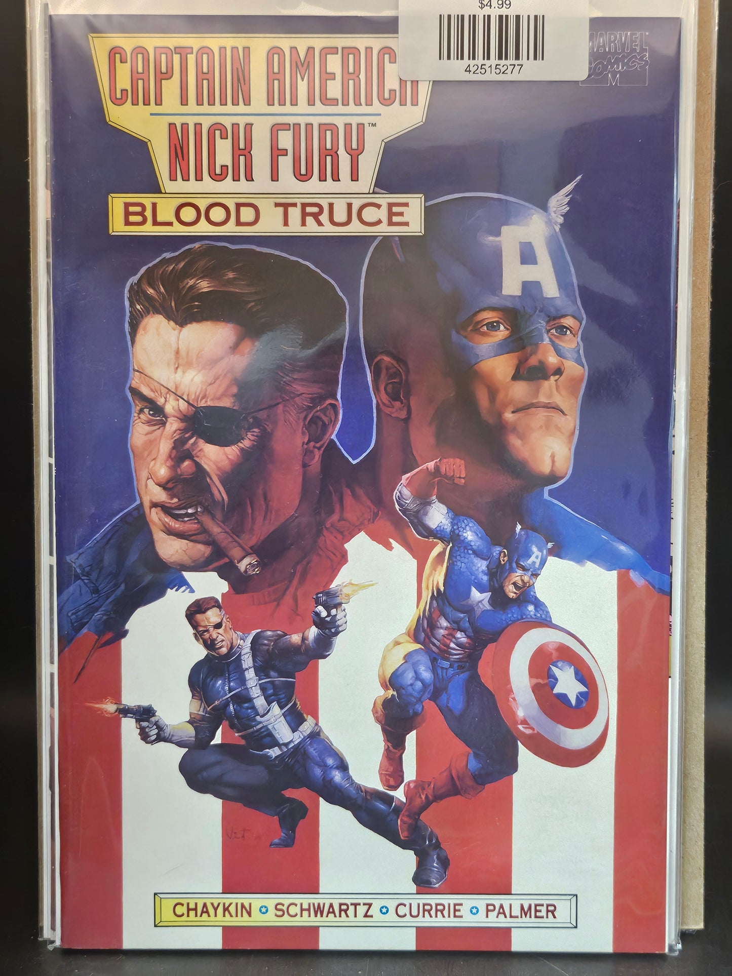 #1 Captain America Nick Fury Blood Truce (1995)