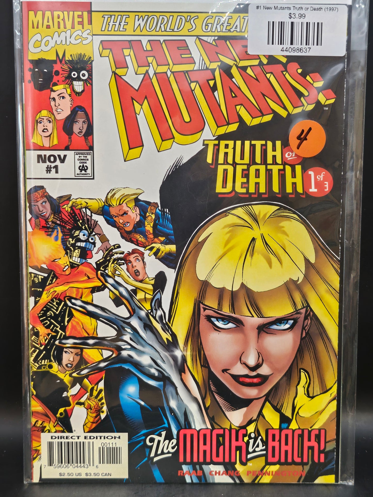 #1 New Mutants Truth or Death (1997)