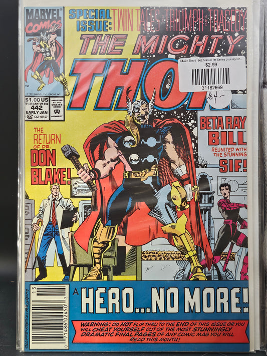 #442n Thor (1962 Marvel 1st Series Journey Into Mystery)