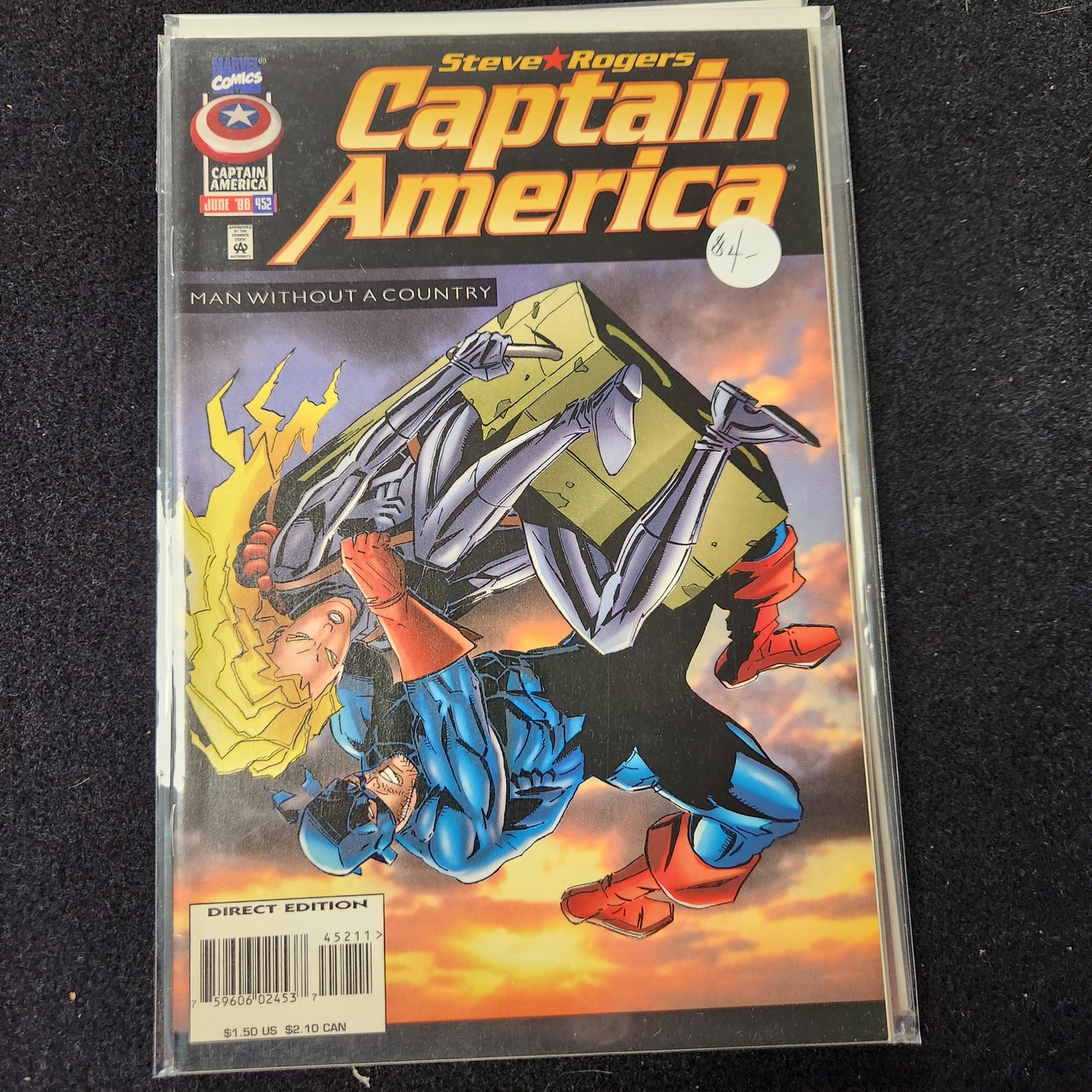 Captain America – Marvel – 1968–1996 – Volume 1 – Ongoing Series – #452