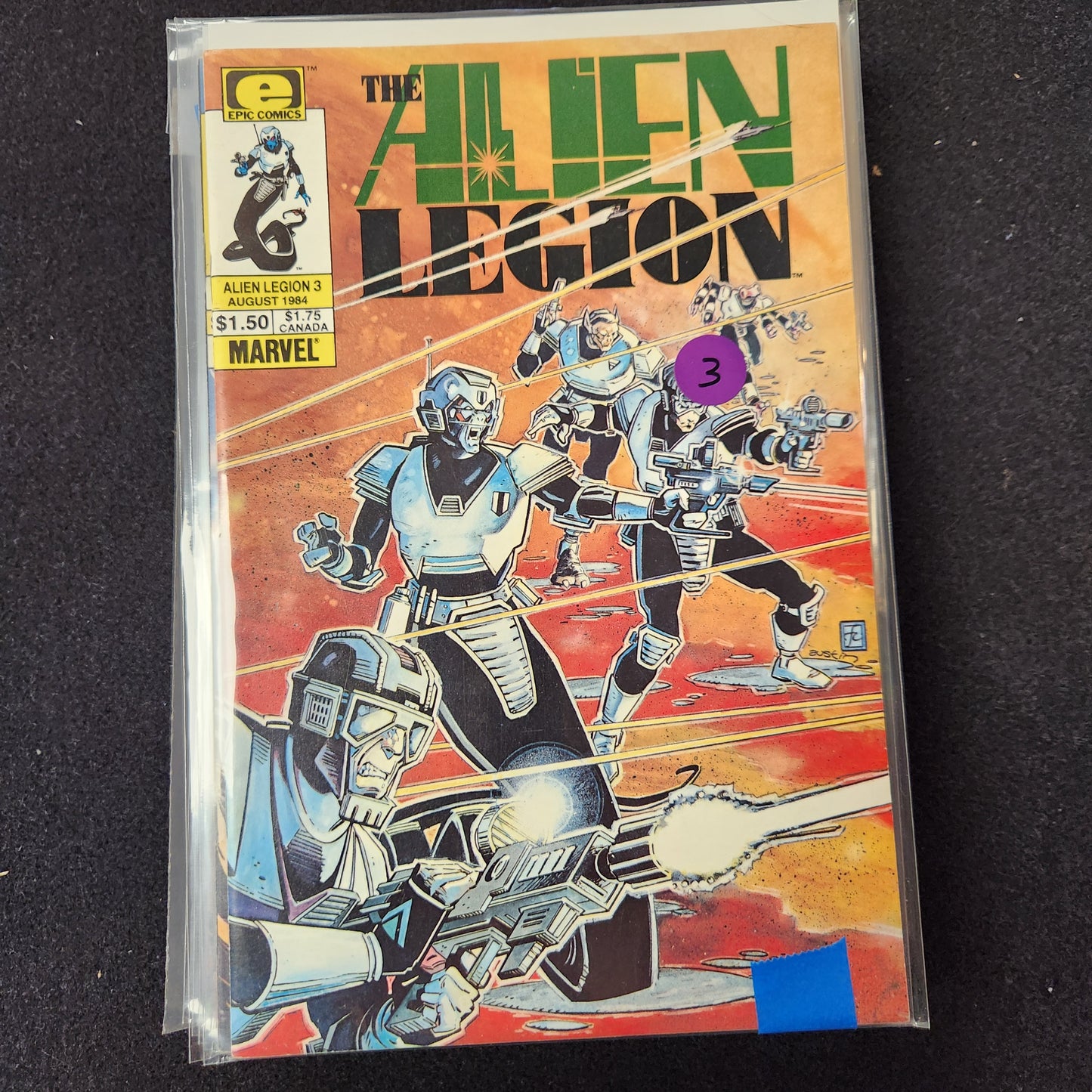 Alien Legion – Marvel / Epic Comics – 1984–1987 – Volume 1 – #3