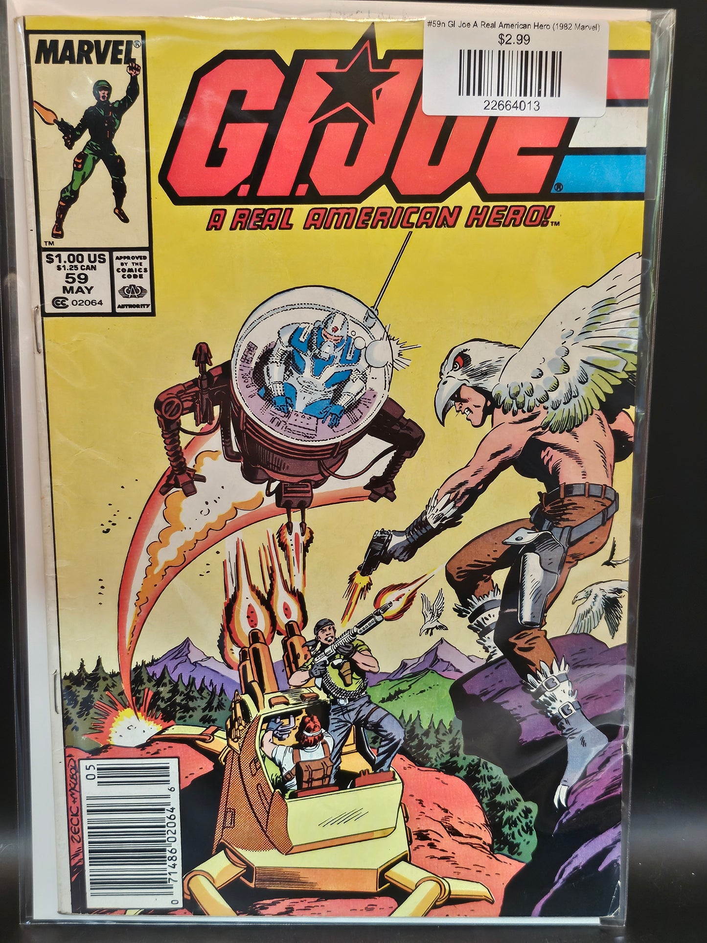 #59n GI Joe A Real American Hero (1982 Marvel)