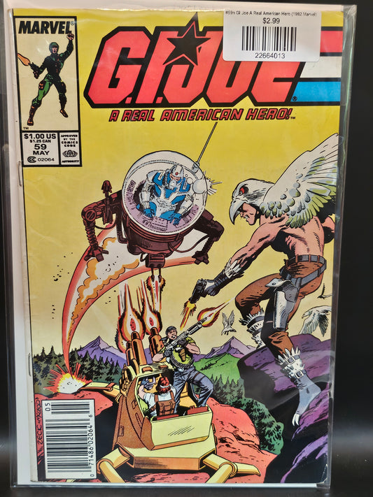 #59n GI Joe A Real American Hero (1982 Marvel)