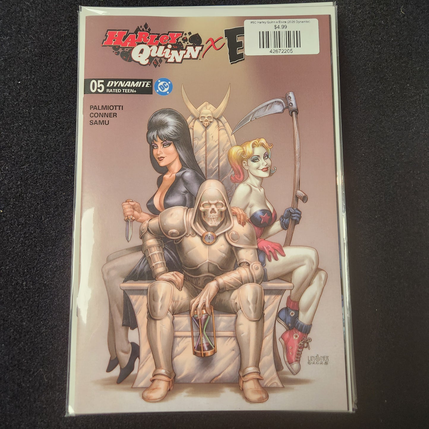 #5C Harley Quinn x Elvira (2025 Dynamite)