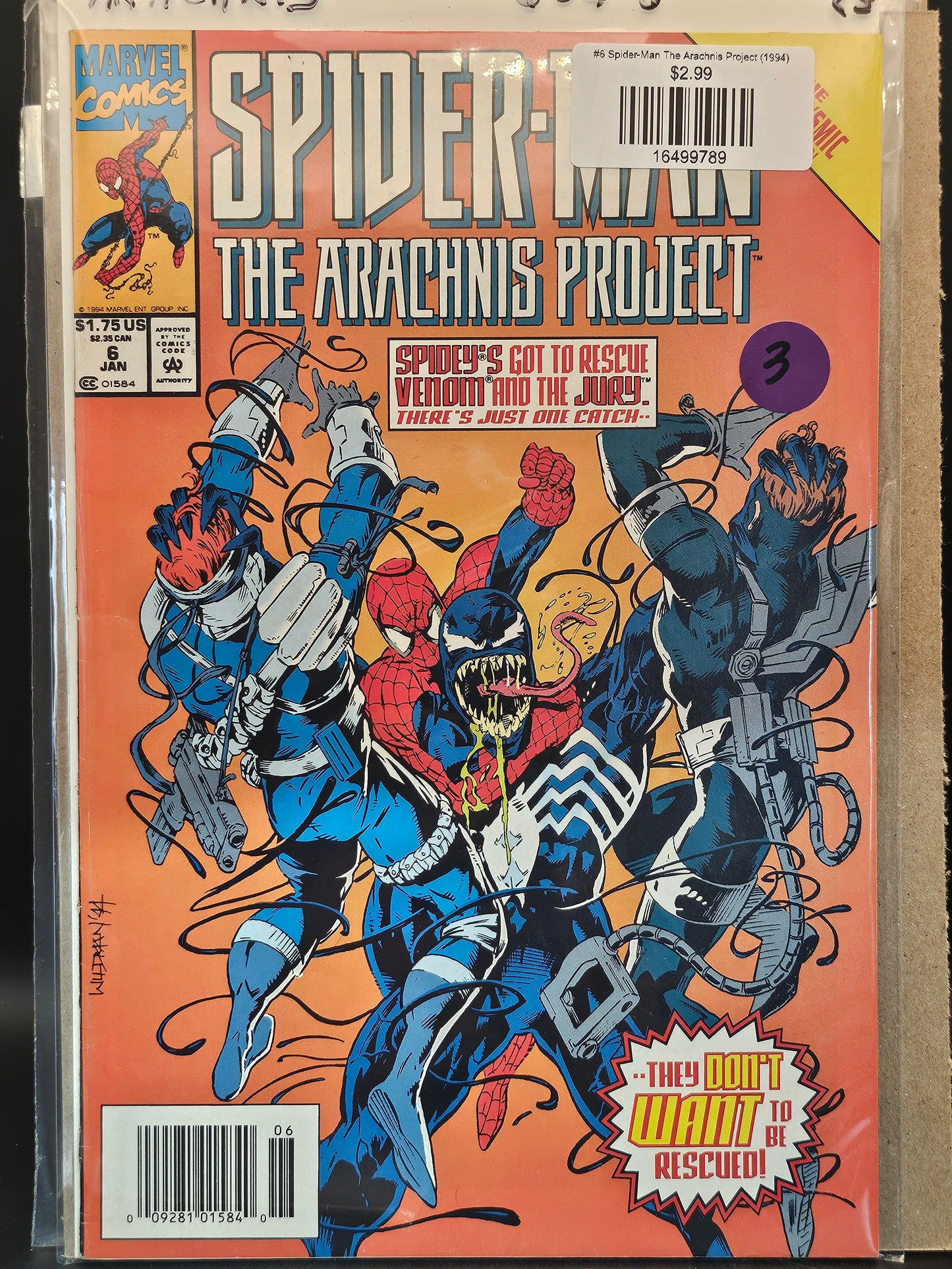 #6 Spider-Man The Arachnis Project (1994)