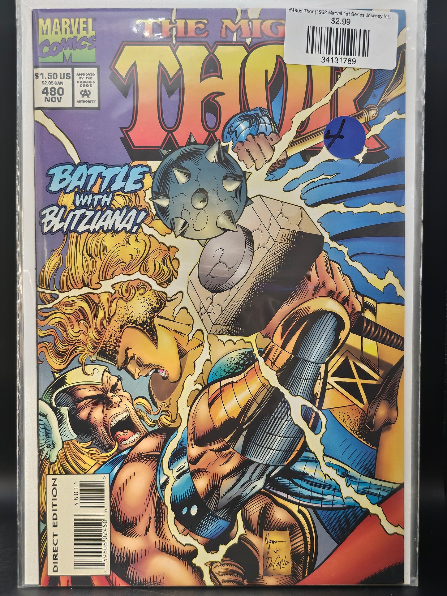 #480d Thor (1962 Marvel 1st Series Journey Into Mystery)