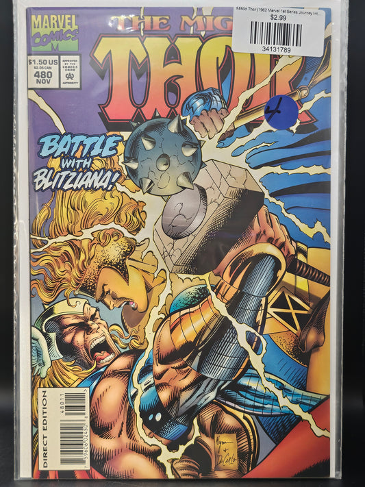 #480d Thor (1962 Marvel 1st Series Journey Into Mystery)