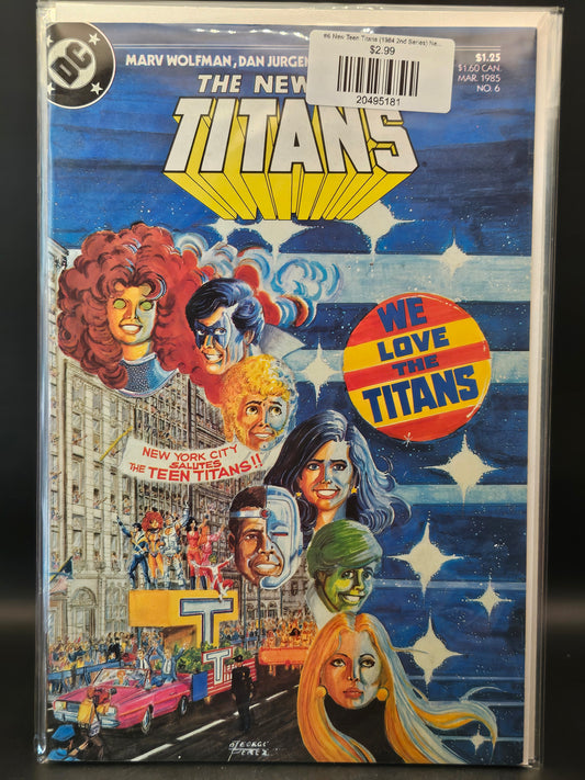 #6 New Teen Titans (1984 2nd Series) New Titans