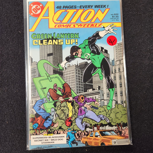 Action Comics #622 - Green Lantern Cleans Up (DC 1988)