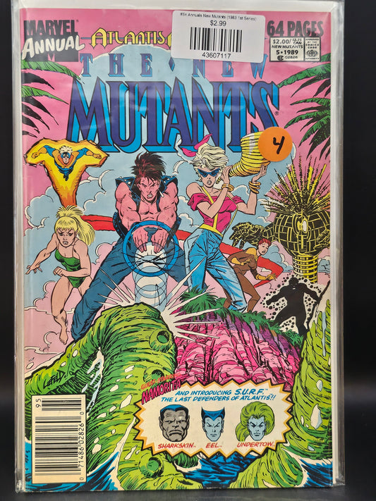 #5n Annuals New Mutants (1983 1st Series)