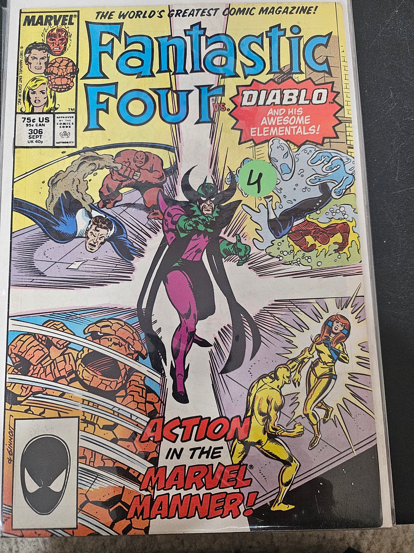 101.122 Fantastic Four – #306 – v1 (1961–1995)