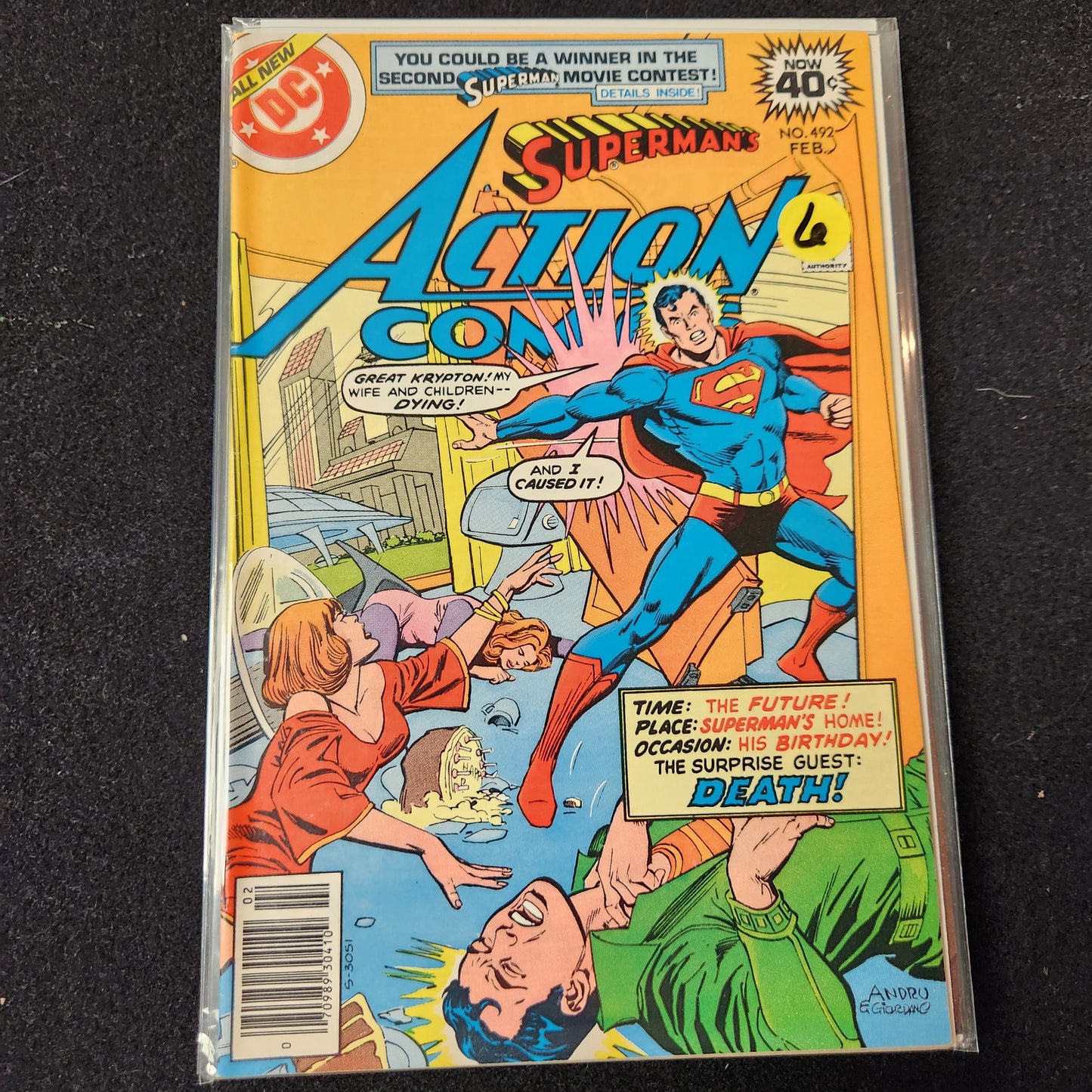 Action Comics #492 - Death (DC 1979)