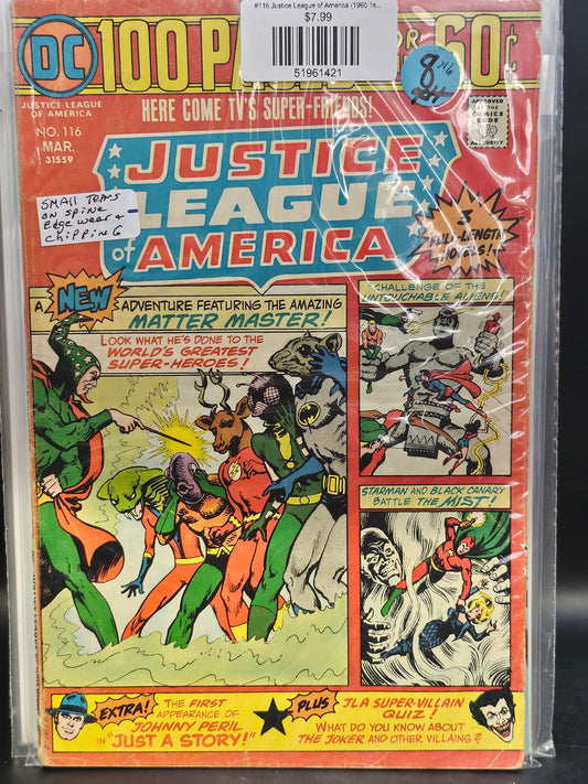 #116 Justice League of America (1960 1st Series)