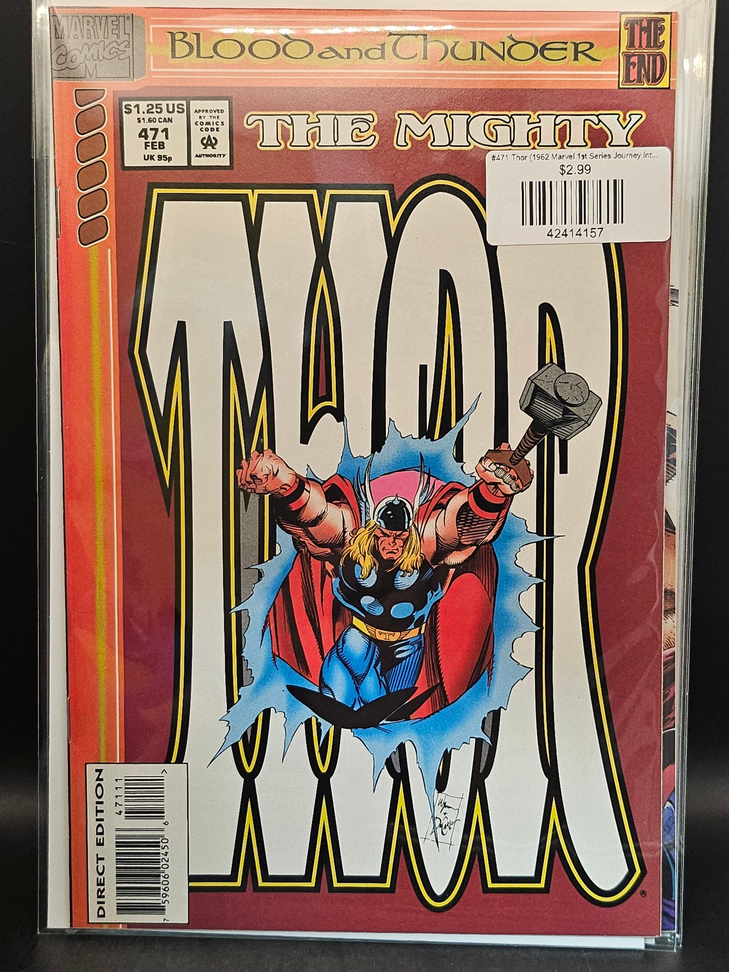 #471 Thor (1962 Marvel 1st Series Journey Into Mystery)