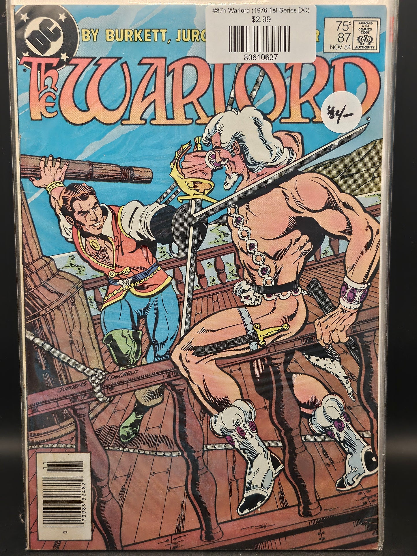 #87n Warlord (1976 1st Series DC)
