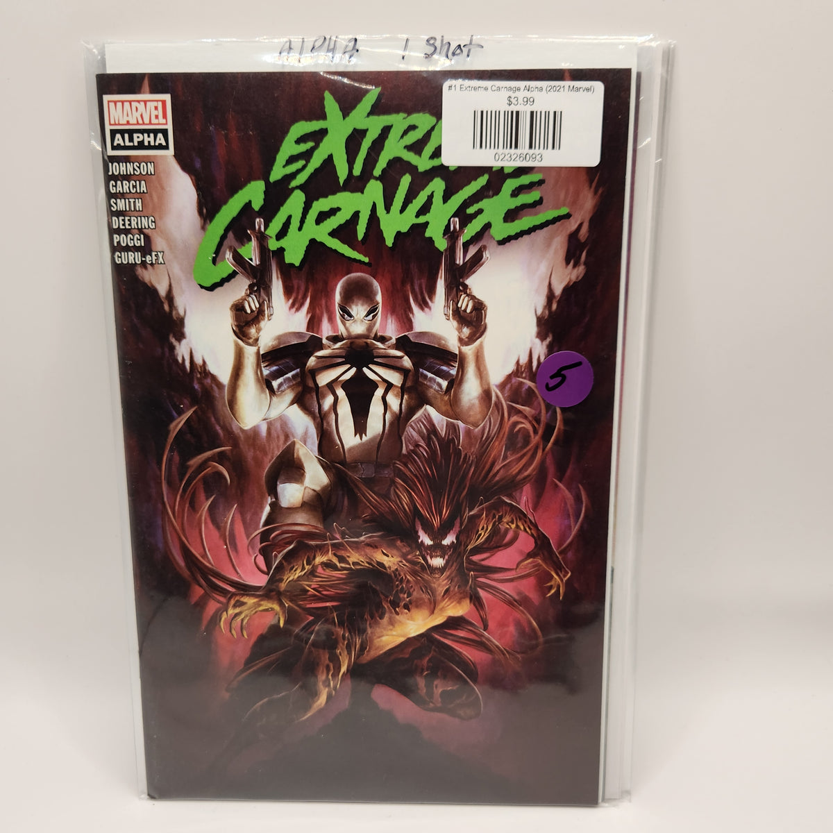 #1 Extreme Carnage Alpha (2021 Marvel)
