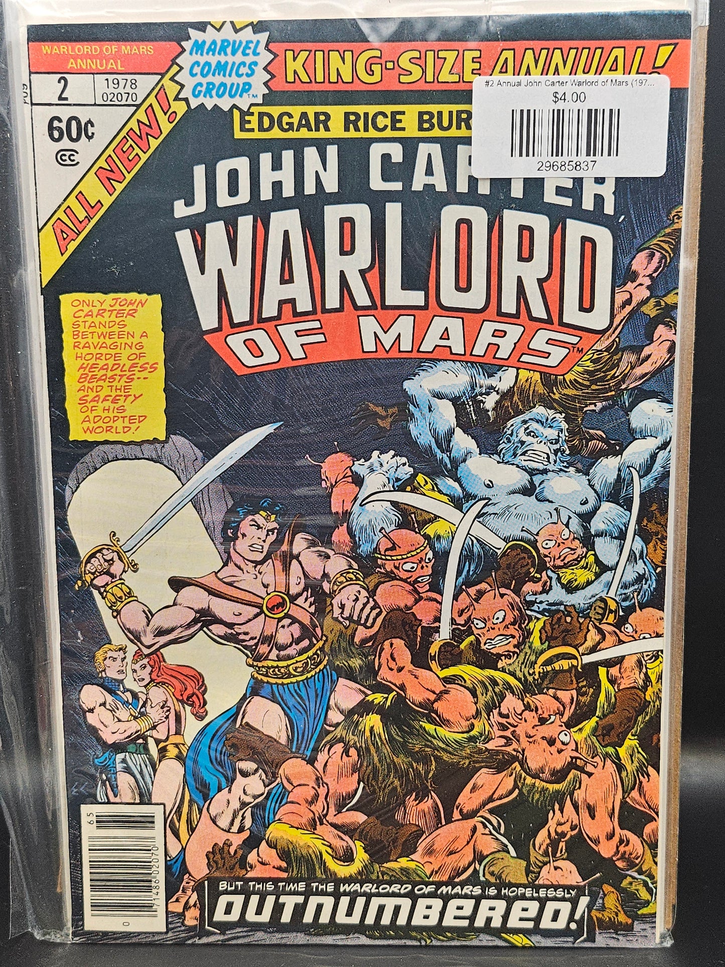 #2 Annual John Carter Warlord of Mars (1977 Marvel)