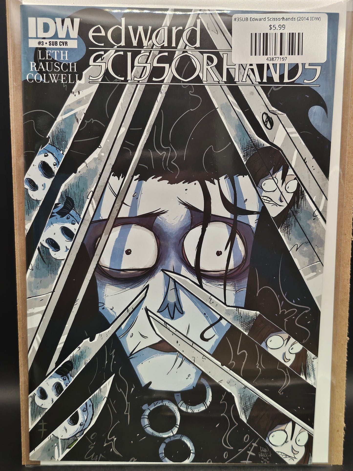 #3SUB Edward Scissorhands (2014 IDW)
