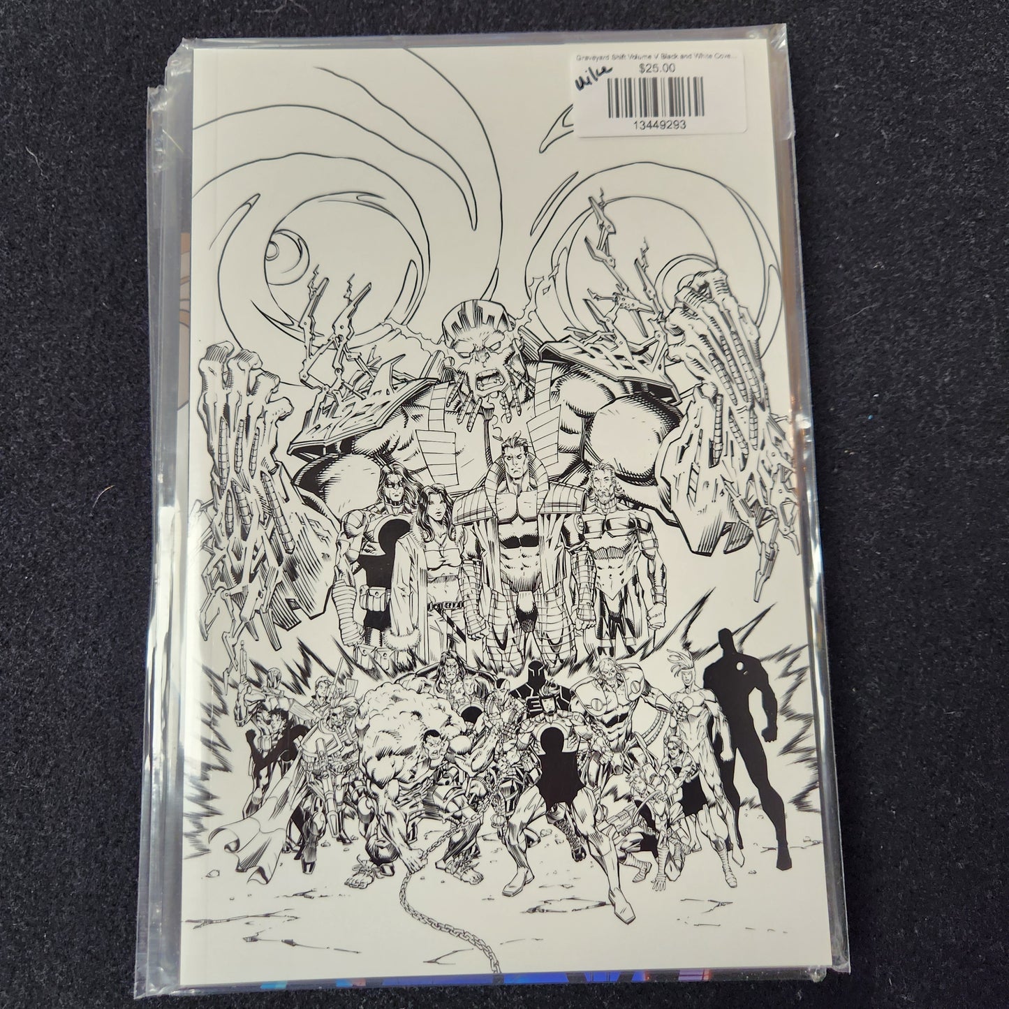 Graveyard Shift Volume V Black and White Cover TPB