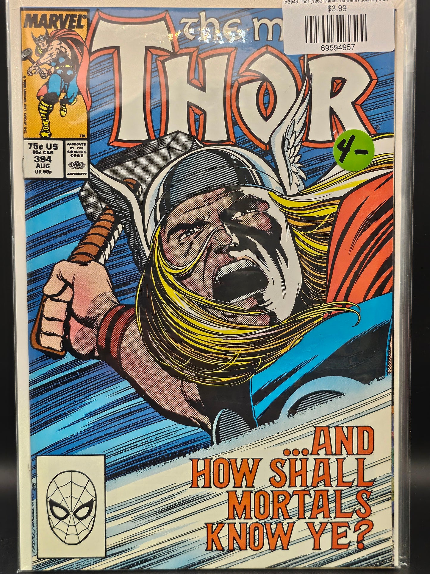 #394d Thor (1962 Marvel 1st Series Journey Into Mystery)